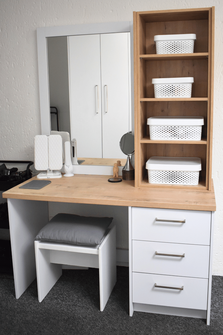 Bespoke built-in cupboards paired with custom bedroom furniture Bedroom Built-in Cabinets - grey